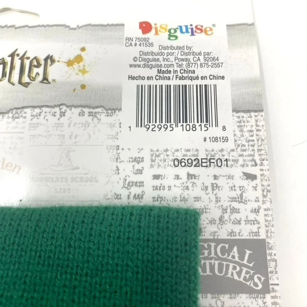Disguise Harry Potter Slytherin Halloween Costume Scarf One Size